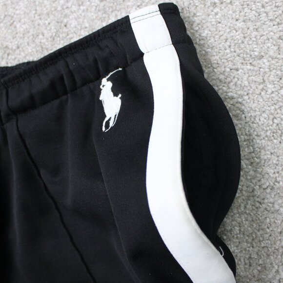 Polo Ralph Lauren Sweatpants Mens XL Black/White Zip Ankle Joggers 32" inseam - Picture 10 of 13